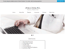 Tablet Screenshot of drmingtsang.com